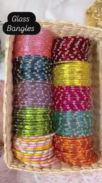glass bangle video
